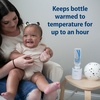 image:imageDr Browns Travel Baby Bottle Warmer Quickly Warms Breast Milk and Water for Formula OnTheGo Portable Rechargeable Cordless with 3 Bottle AdaptersTravel Bottle Warmer