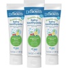 image:imageDr Browns FluorideFree Baby Toothpaste Infant and Toddler Oral Care 14oz40g 03 Years Apple Pear 3PackMixed Fruit