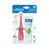 image:imageDr Browns InfanttoToddler Toothbrush Set 14 Ounce Pink