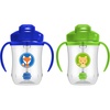 image:imageDr Browns Milestones Babys First Straw Cup Training Cup with Weighted Straw 9 oz270 mL BPAfree 6m Dark Blue 1PackBlue  Green  2Pack