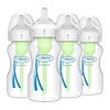 image:imageDr Browns Natural Flow AntiColic Options WideNeck Baby Bottles 9 oz270 mL with Level 1 Slow Flow Nipple 4 Count 0m1Pack  9oz  Clear