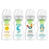 image:imageDr Browns Natural Flow AntiColic Options WideNeck Baby Bottles 9 oz270 mL with Level 1 Slow Flow Nipple 4 Count 0m6Pack  9oz  Clear