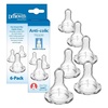image:imageDr Browns Natural Flow Level 2 Narrow Baby Bottle Silicone Nipple Medium Flow 3m 100 Silicone Bottle Nipple 6 CountLevel 1  Slow Flow  0m