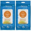 image:imageDr Browns Nose and Face Healthy Wipes Safe Cleaning and Moisturizing for Babies and Toddlers Hypoallergenic for Sensitive Skin 30 count 1Pack Packaging May Vary30 Count Pack of 2