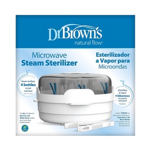 image:imageDr Browns AllinOne Sterilizer and Dryer for Baby Bottles Parts and Other Newborn EssentialsMicrowave Sterilizer
