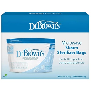 image:imageDr Browns AllinOne Sterilizer and Dryer for Baby Bottles Parts and Other Newborn EssentialsMicrowave Sterilizer Bags