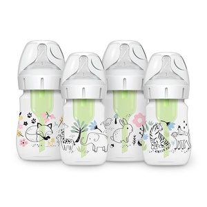 image:imageDr Browns AntiColic Options WideNeck Baby Bottle Designer Edition Bottles Ocean Decos 9 oz270 mL Level 1 Nipple 0m 2Pack4Pack  5 oz  Jungle Woodland