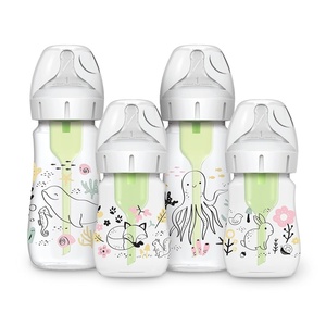 image:imageDr Browns AntiColic Options WideNeck Baby Bottle Designer Edition Bottles Ocean Decos 9 oz270 mL Level 1 Nipple 0m 2Pack4Pack  9 oz  5 oz  Ocean Woodland
