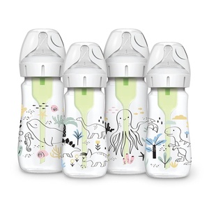 image:imageDr Browns AntiColic Options WideNeck Baby Bottle Designer Edition Bottles Ocean Decos 9 oz270 mL Level 1 Nipple 0m 2Pack4Pack  9 oz  Dinosaur Ocean