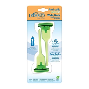 image:imageDr Browns AntiColic Options WideNeck Replacement Vent Kit for 9 oz270 mL Bottles 2 Pack2 Count Pack of 1
