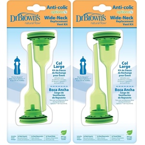 image:imageDr Browns AntiColic Options WideNeck Replacement Vent Kit for 9 oz270 mL Bottles 2 Pack6 Piece Set Pack of 2
