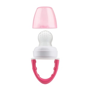 image:imageDr Browns Designed to Nourish Fresh Firsts Silicone Feeder Grey One SizePink