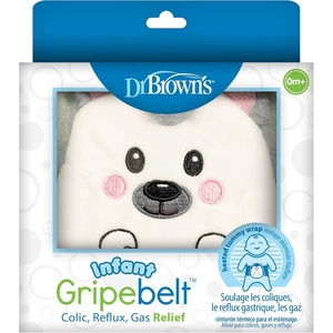 image:imageDr Browns Infant Gripebelt Heated Belly Band Soothe Babys Tummy with Gentle Warmth and Compression Lamb 0mHedgehog
