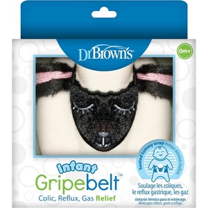 image:imageDr Browns Infant Gripebelt Heated Belly Band Soothe Babys Tummy with Gentle Warmth and Compression Lamb 0mLamb