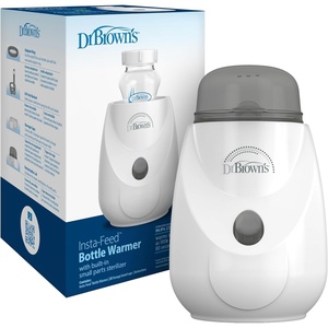 image:imageDr Browns InstaFeed Baby Bottle Warmer and Sterilizer for Baby Bottles and Baby Food Jars BPAFree PlasticSingle Bottle