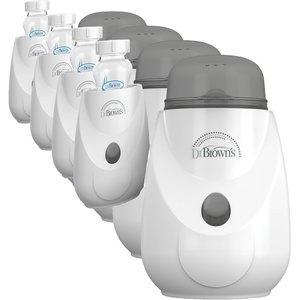 image:imageDr Browns InstaFeed Baby Bottle Warmer and Sterilizer for Baby Bottles and Baby Food Jars BPAFree PlasticSingle Bottle Pack of 4