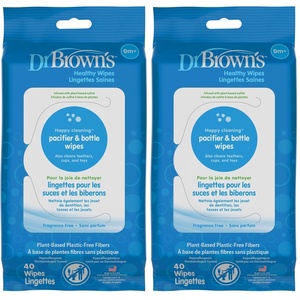 image:imageDr Browns Pacifier and Bottle Wipes 40 Count40 Count Pack of 2