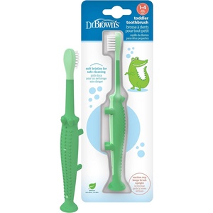 image:imageDr Browns Toddler Toothbrush Dinosaur Green 1Pack1 Count Pack of 1