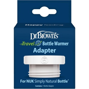 image:imageDr Browns Travel Baby Bottle Warmer Quickly Warms Breast Milk and Water for Formula OnTheGo Portable Rechargeable Cordless with 3 Bottle AdaptersTravel Warmer Bottle Adapter  Nuk