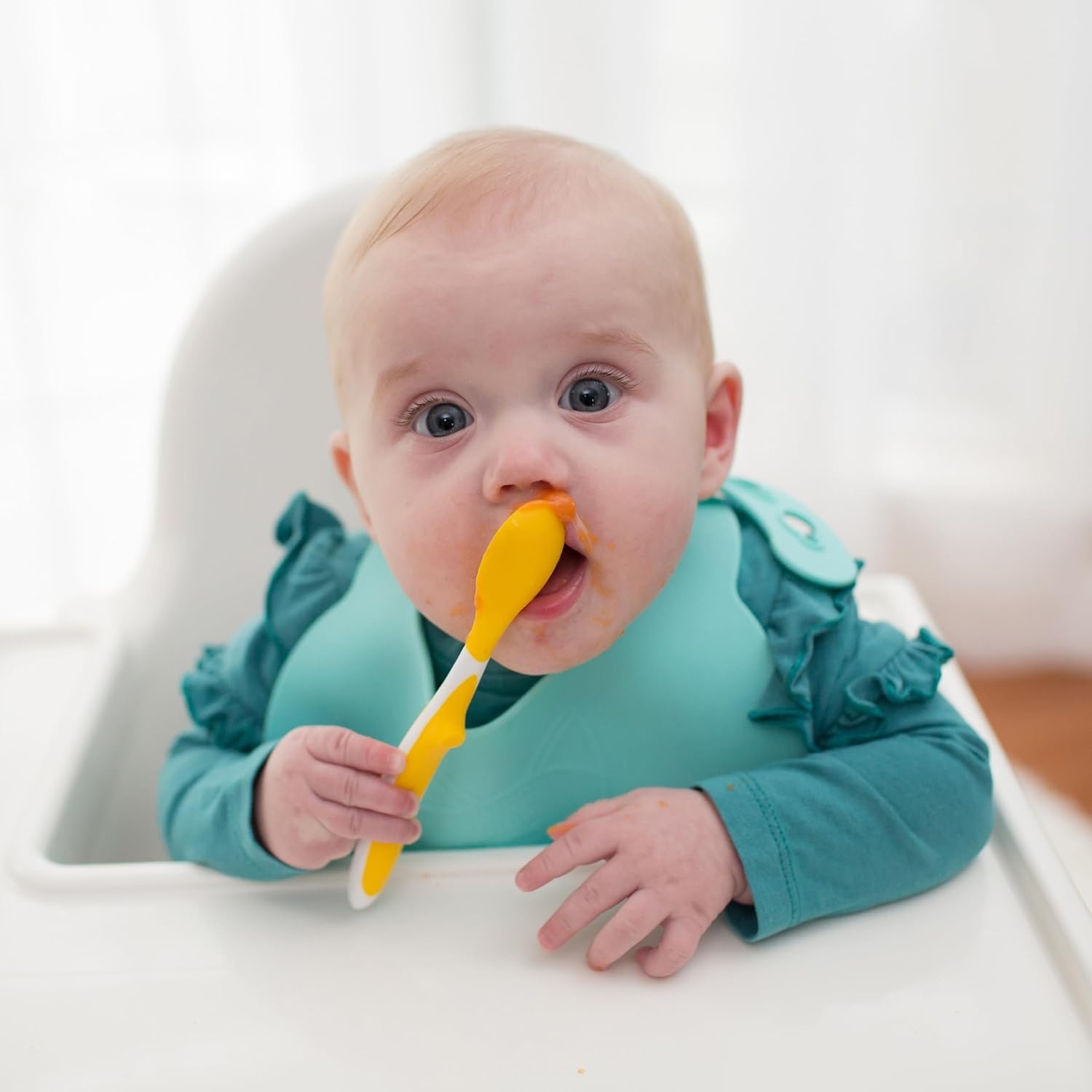 image:imageDr Browns Designed to Nourish SoftTip Toddler Feeding Spoons 6 Pack Assorted Set Colors May VarySoftTip Toddler Feeding Spoons  6 Pack