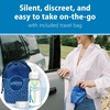 image:imageDr Browns 100 Silicone OnePiece Breast Pump HandsFree Breast Milk Collector with AntiColic Options Baby Bottle 4 oz with Slow Flow Nipple Travel Lid and Travel BagClear  Breast Pump