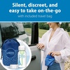 image:imageDr Browns 100 Silicone OnePiece Breast Pump HandsFree Breast Milk Collector with AntiColic Options Baby Bottle 4 oz with Slow Flow Nipple Travel Lid and Travel BagClear  Breast Pump  Bottle