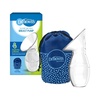 image:imageDr Browns 100 Silicone OnePiece Breast Pump HandsFree Breast Milk Collector with AntiColic Options Baby Bottle 4 oz with Slow Flow Nipple Travel Lid and Travel BagClear  Breast Pump