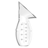 image:imageDr Browns 100 Silicone OnePiece Breast Pump HandsFree Breast Milk Collector with AntiColic Options Baby Bottle 4 oz with Slow Flow Nipple Travel Lid and Travel BagClear  Breast Pump  Bottle