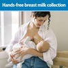 image:imageDr Browns 100 Silicone OnePiece Breast Pump HandsFree Breast Milk Collector with AntiColic Options Baby Bottle 4 oz with Slow Flow Nipple Travel Lid and Travel BagClear  Breast Pump