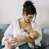 image:imageDr Browns 100 Silicone OnePiece Breast Pump HandsFree Breast Milk Collector with AntiColic Options Baby Bottle 4 oz with Slow Flow Nipple Travel Lid and Travel BagClear  Breast Pump  Bottle