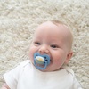 image:imageDr Browns Advantage Baby Pacifier Fully Symmetrical Soother with Soft Silicone Bulb Blue Sunrise 06m BPA Free 2 Pack