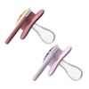 image:imageDr Browns Advantage Baby Pacifier Fully Symmetrical Soother with Soft Silicone Bulb Lavender Love 06m BPA Free 2 Pack