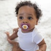 image:imageDr Browns Advantage Baby Pacifier Fully Symmetrical Soother with Soft Silicone Bulb Lavender Love 06m BPA Free 2 Pack