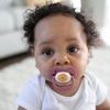 image:imageDr Browns Advantage Baby Pacifier Fully Symmetrical Soother with Soft Silicone Bulb Lavender Love 06m BPA Free 2 Pack
