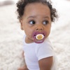 image:imageDr Browns Advantage Baby Pacifier Fully Symmetrical Soother with Soft Silicone Bulb Lavender Love 06m BPA Free 2 Pack