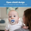 image:imageDr Browns Advantage GlowinTheDark Baby Pacifier Fully Symmetrical Soother with Soft Silicone Bulb Blue Ocean 06m BPA Free 2 Pack