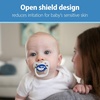 image:imageDr Browns Advantage GlowinTheDark Baby Pacifier Fully Symmetrical Soother with Soft Silicone Bulb Coral Ocean 06m BPA Free 2 Pack