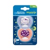 image:imageDr Browns Advantage GlowinTheDark Baby Pacifier Fully Symmetrical Soother with Soft Silicone Bulb Coral Ocean 06m BPA Free 2 Pack
