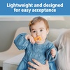 image:imageDr Browns Advantage OnePiece Silicone Baby Pacifier Fully Symmetrical Soother BlueBlueOrangeGreenTealBisque 618m BPA Free 6 Pack
