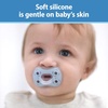 image:imageDr Browns Advantage OnePiece Silicone Baby Pacifier Fully Symmetrical Soother BlueBlueOrangePinkMagentaOrange 618m BPA Free 6 Pack