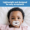 image:imageDr Browns Advantage OnePiece Silicone Baby Pacifier Fully Symmetrical Soother BlueLight BlueGray 06m BPA Free 3 Pack3 Pack  BlueLight BlueGray