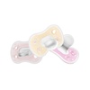 image:imageDr Browns Advantage OnePiece Silicone Baby Pacifier Fully Symmetrical Soother BlueLight BlueGray 06m BPA Free 3 Pack3 Pack  EcruLight PinkPink