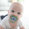 image:imageDr Browns Advantage Symmetrical Pacifier with Air Flow  Blue GlowinTheDark  2Pack  618m Pack of 22 Pack  GlowintheDark Blue Nature