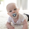 image:imageDr Browns Advantage Symmetrical Pacifier with Air Flow  Blue GlowinTheDark  2Pack  618m Pack of 22 Pack  GlowintheDark Purple Nature