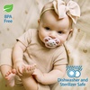 image:imageDr Browns Advantage Symmetrical Pacifier with Air Flow  Blue GlowinTheDark  2Pack  618m Pack of 22 Pack  Skateboard Snail