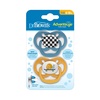 image:imageDr Browns Advantage Symmetrical Pacifier with Air Flow  Blue GlowinTheDark  2Pack  618m Pack of 22 Pack  Skateboard Snail