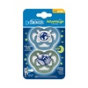 image:imageDr Browns Advantage Symmetrical Pacifier with Air Flow  Blue GlowinTheDark  2Pack  618m Pack of 24 Pack  Glow Blue  Snail