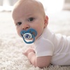 image:imageDr Browns Advantage Symmetrical Pacifier with Air Flow  Blue GlowinTheDark  2Pack  618m Pack of 24 Pack  GlowintheDark Blue Nature  Skateboard Snail