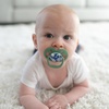 image:imageDr Browns Advantage Symmetrical Pacifier with Air Flow  Blue GlowinTheDark  2Pack  618m Pack of 24 Pack  GlowintheDark Blue Nature
