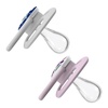 image:imageDr Browns Advantage Symmetrical Pacifier with Air Flow  Blue GlowinTheDark  2Pack  618m Pack of 2GlowintheDark Purple Nature